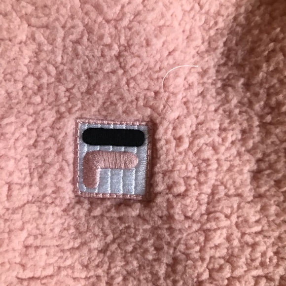 NEW WITH TAG FILA Josephine Sherpa crop hoodie .M - Picture 4 of 6